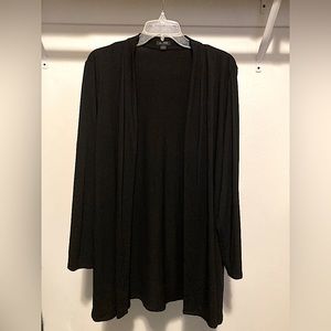 J. Jill Wearever Collection Black Cardigan Size Large